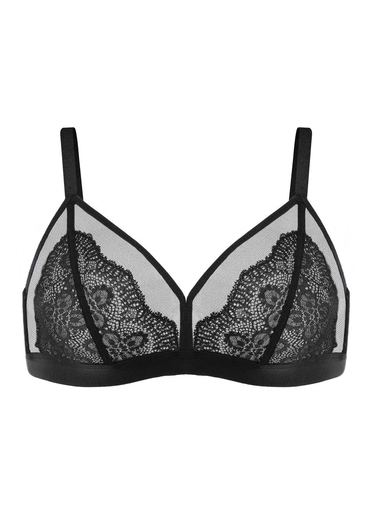 HSIA Wireless Lace Triangle Bra - HSIA