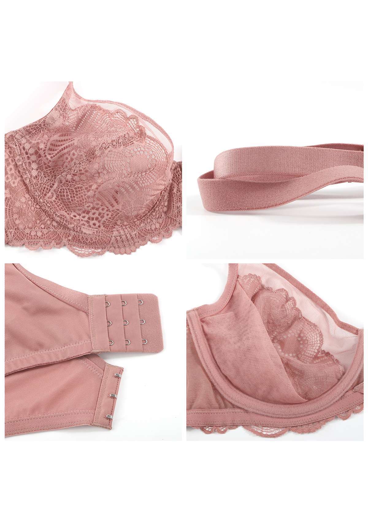 Lantana Sexy Unlined Underwire Bra - HSIA