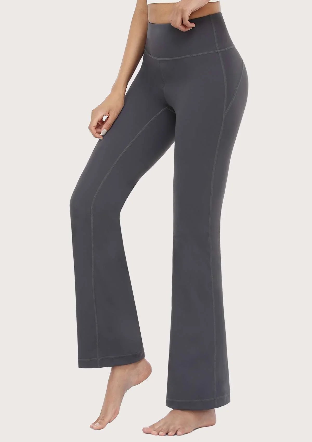 SONGFUL Smooth High Waisted Bootcut Yoga Sports Pants - HSIA