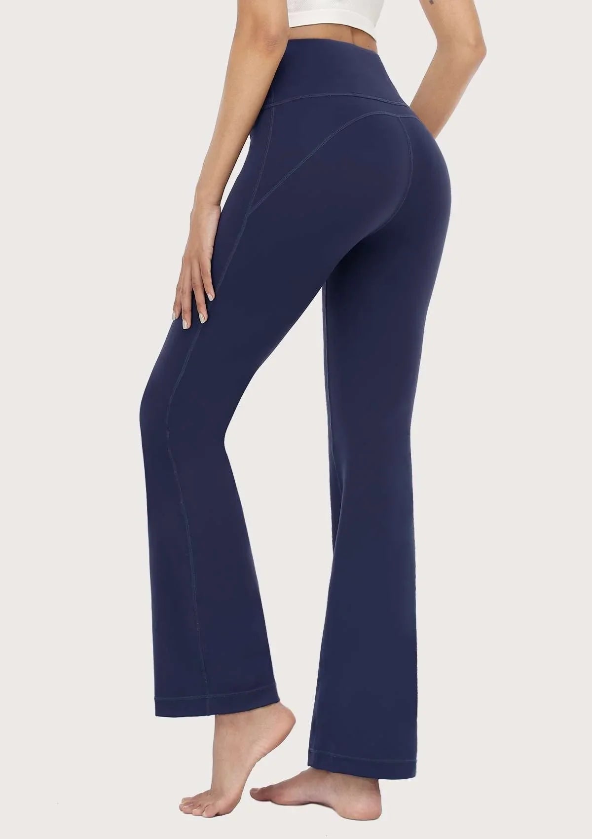 SONGFUL Smooth High Waisted Bootcut Yoga Sports Pants - HSIA