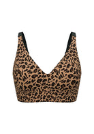 V-Neck Seamless Wireless Push Up Support Multi-way Strap Bra - HSIA