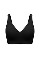 V-Neck Seamless Wireless Push Up Support Multi-way Strap Bra - HSIA