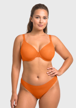 Seraphina Unlined Underwire Sheer Mesh Bra