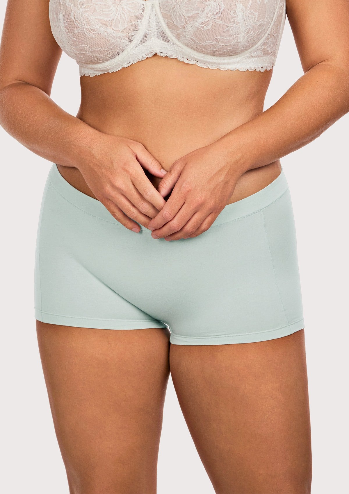 All-Day Comfort Mid-Rise Cotton Boyshorts Underwear 3 Pack - HSIA