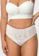 Daisy High-Rise Soft Comfort Lace Brief Underwear - HSIA