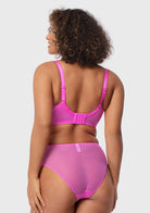 (Cardi B recommends)Enchante Barbie Pink Lace Unlined Underwire Bra - HSIA