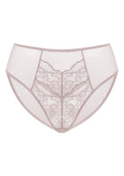 Enchante High-Rise Dark Pink Lace Brief Underwear - HSIA