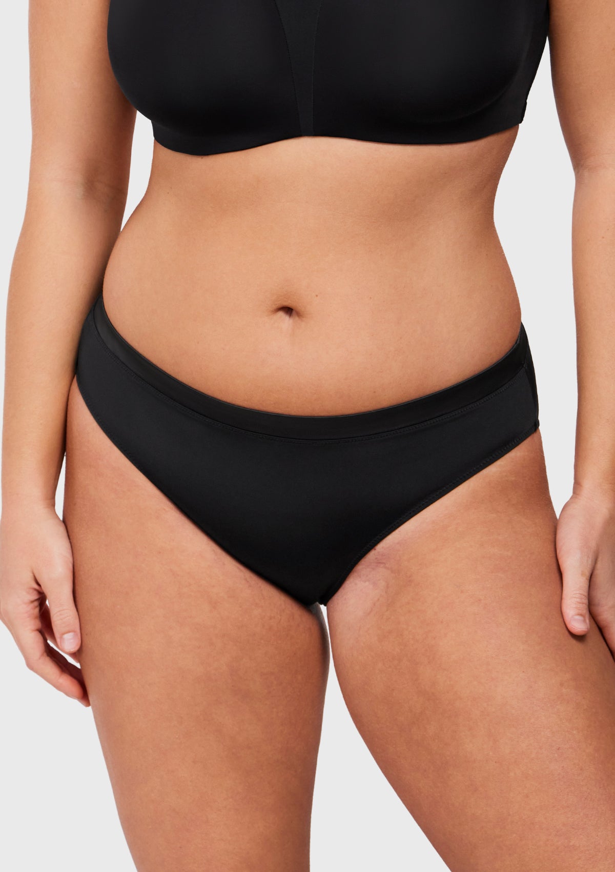 Fiery Mid-Rise Cotton Bikini Underwear - HSIA