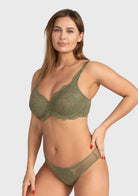 HSIA Black All-Over Floral Lace Bra - HSIA