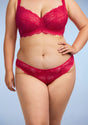 HSIA Sunflower Exquisite Raspberry Lace Bikini Underwear - HSIA