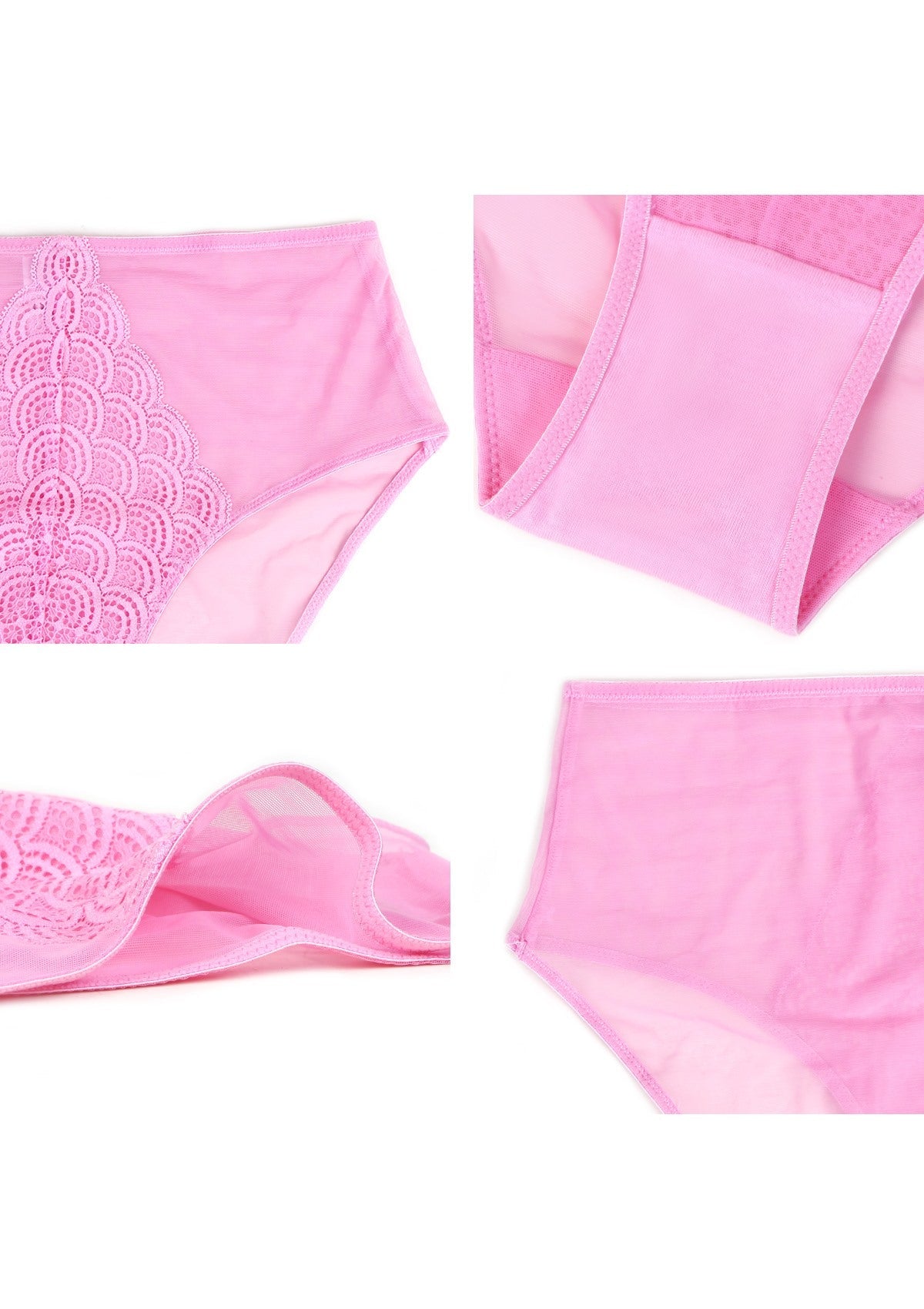 Songful Mermaid High-Rise Lace Brief Underwear - HSIA