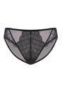 Mermaid Scales Soft Lace Mid-Rise Bikini Underwear - HSIA