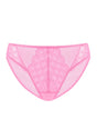 Mermaid Scales Soft Lace Mid-Rise Bikini Underwear - HSIA