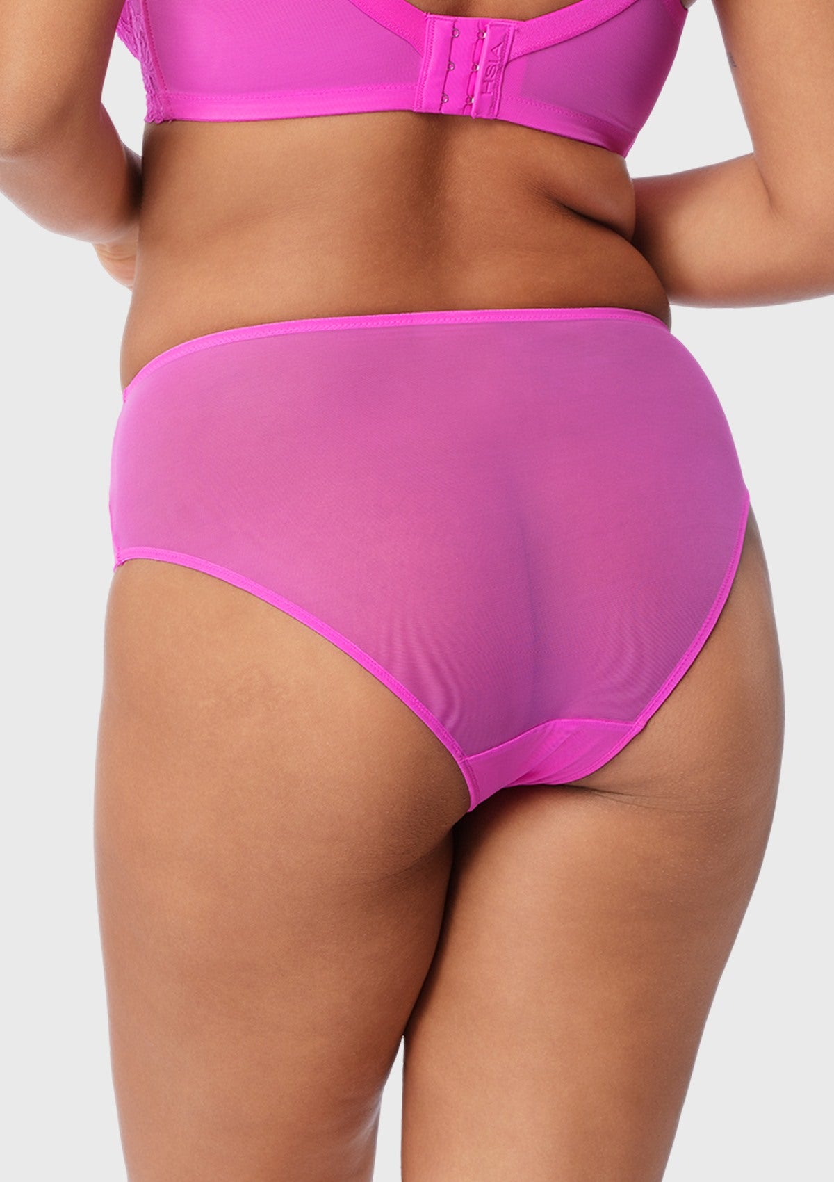 Pretty In Petals High-Rise Barbie Pink Lace Brief Underwear - HSIA