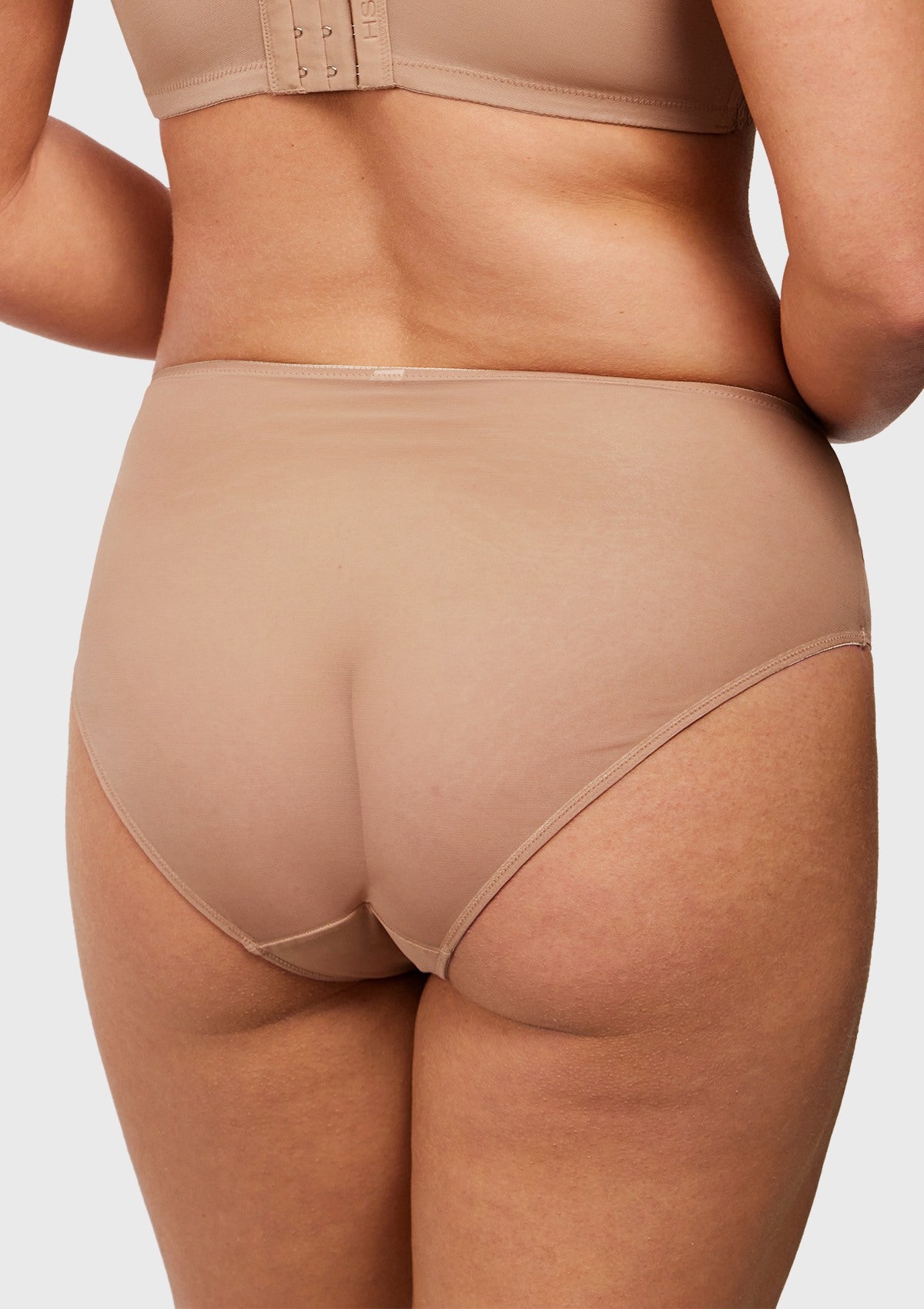 Pretty In Petals High-Rise Rosy Blush Lace Brief Underwear - HSIA