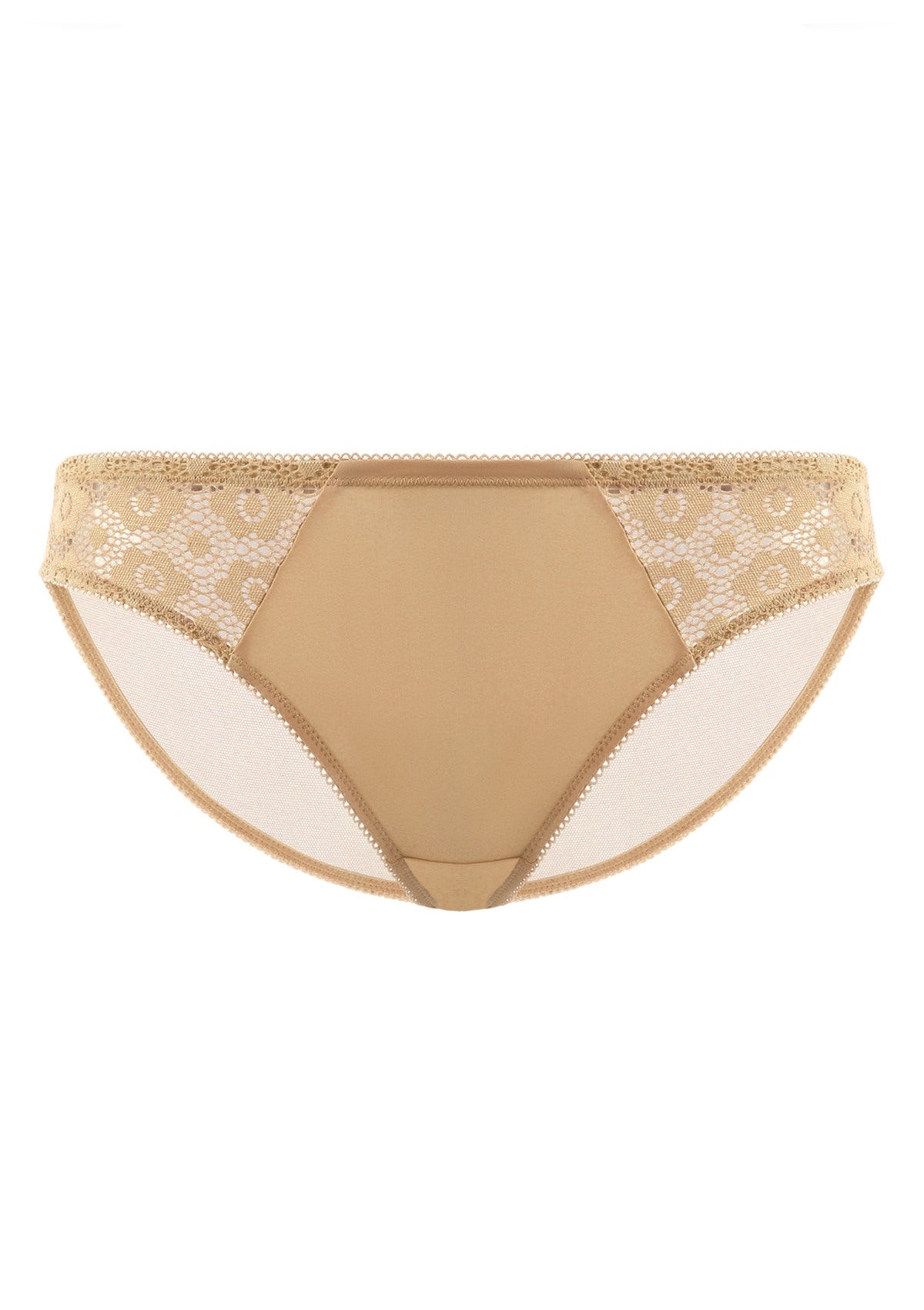 Serena Comfort Lace Trim Bikini Underwear - HSIA