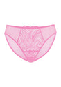 Serenata Floral High-Rise Sheer Mesh Lace Bikini Undewear - HSIA