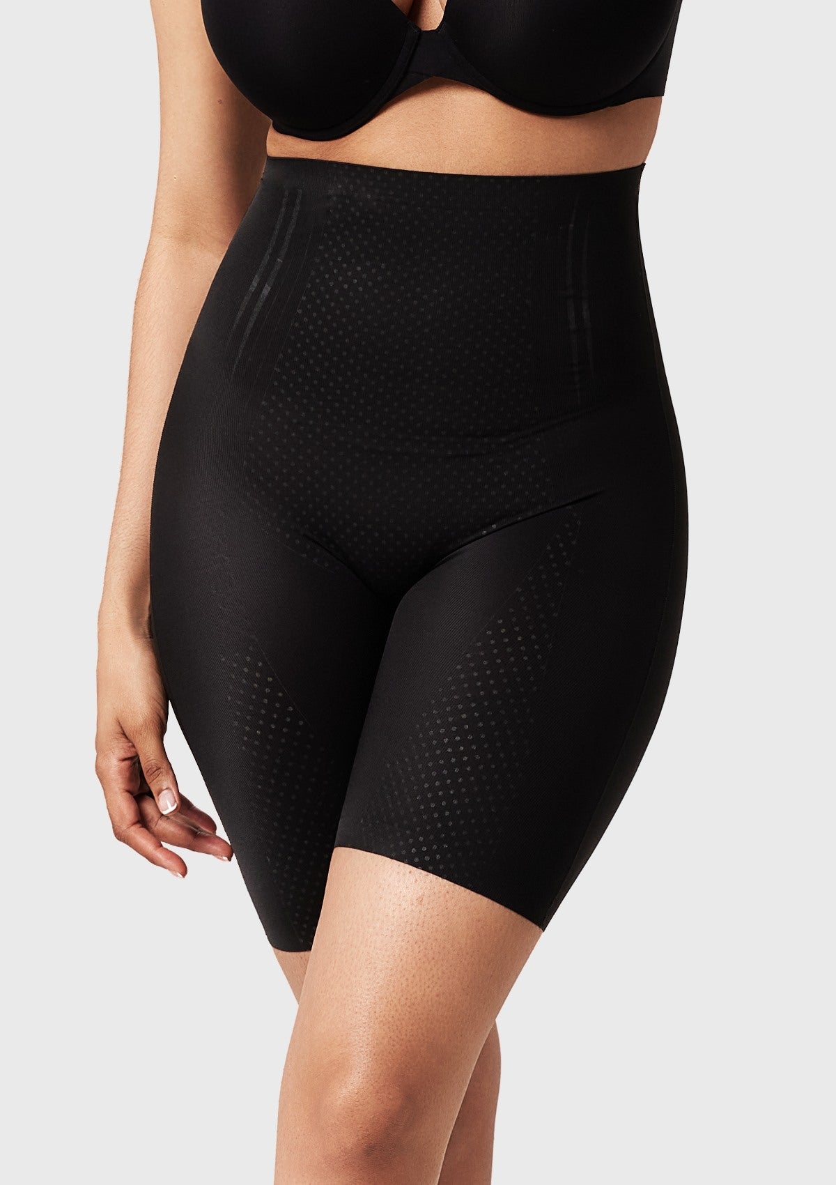 Songful High-Waist Thigh Slimmer Shapewear Tummy Control Body Shaper Short - HSIA