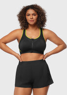 Speed Race High Impact Adjustable Racerback Sports Bra - HSIA