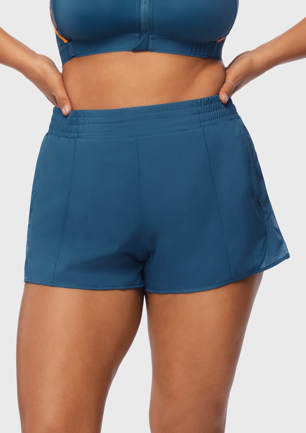 Speed Race Mid Waist Quick-Dry Running Shorts - HSIA