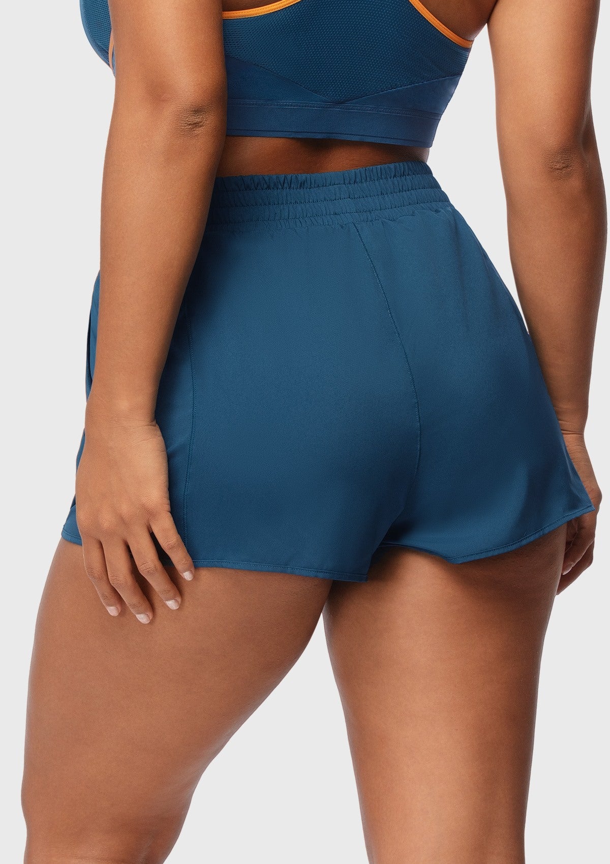 Speed Race Mid Waist Quick-Dry Running Shorts - HSIA