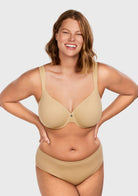 Ultra Comfort Lightly Padded T-shirt Minimizer Full Coverage Bra - HSIA