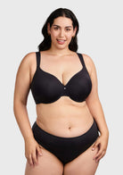 HSIA Ultra Comfort Lightly Padded T-shirt Minimizer Full Coverage Bra - HSIA