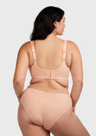 Ultra Comfort Lightly Padded T-shirt Minimizer Full Coverage Underwire Bra - HSIA