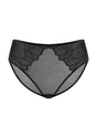 Winter Sonata Embroidered High-Rise Sheer Mesh Lace Bikini Undewear - HSIA