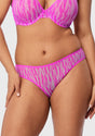 Zebra Wild Breathable Barbie Pink Mesh Bikini Underwear - HSIA