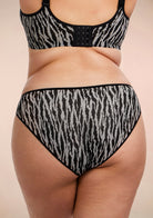 Zebra Wild Breathable Mesh Bikini Underwear - HSIA