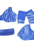Zebra Wild Unlined Underwire Mesh Bra - HSIA