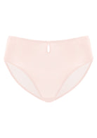 Detailed 3D product shot of Blush Bella sheer mesh bikini underwear with a breathable pure cotton crotch.