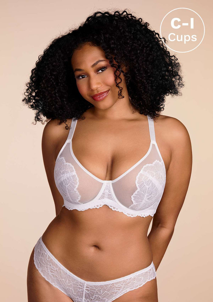 HSIA Blossom Pink Unlined Lace Bra - HSIA