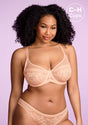 Gladioli Lace Unlined Underwire Bra - HSIA