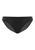 Billie Smooth Black Sheer Mesh Bikini Underwear - HSIA