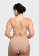 (Cardi B recommends)CoolComfort Smoothing Unlined Underwire Minimizer Bra - HSIA