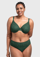 HSIA Christmas Holiday Edit Unlined Plus Size Non-padded Underwire Adjustable Straps Full Coverage Bra - HSIA