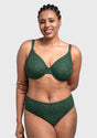 HSIA Christmas Holiday Edit Unlined Plus Size Non-padded Underwire Adjustable Straps Full Coverage Bra - HSIA
