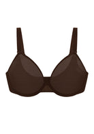 Seraphina Unlined Underwire Sheer Mesh Bra - HSIA