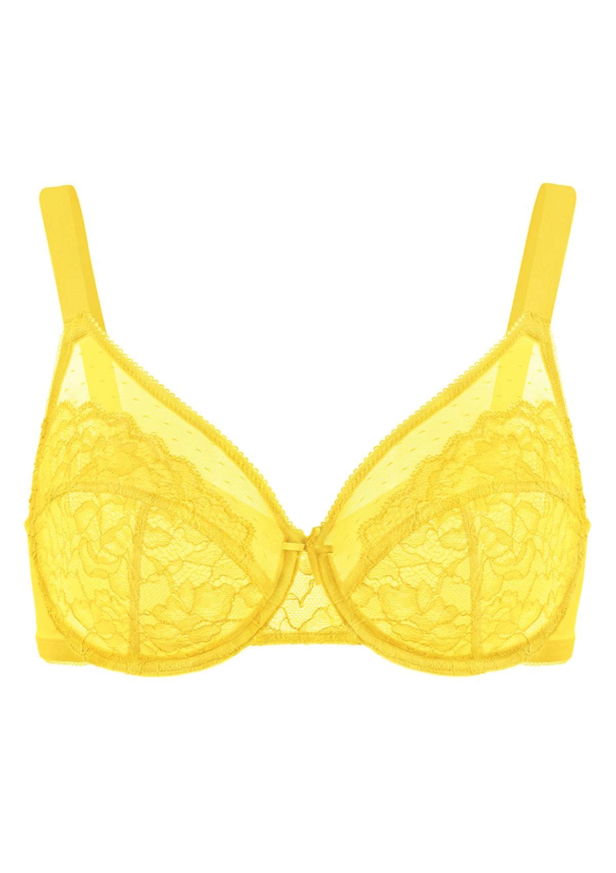 Enchante Unlined Non-padded Lace Underwire Bra