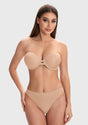 Juliette Bandless Seamless Push Up Strapless Underwire Bra