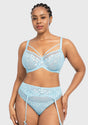 HSIA Renna Holiday Edit Embroidery Pink Lace Underwire Bra