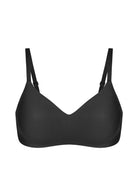 HSIA Ada Buttery Soft V-Neck Wireless Comfortable Bra No Underwire Supportive T-shirt Push Up Bralettes Plunge Seamless - HSIA