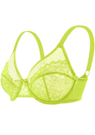(Cardi B recommends)Enchante Unlined Non-padded Lace Underwire Bra - HSIA