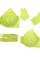 (Cardi B recommends)Enchante Unlined Non-padded Lace Underwire Bra - HSIA