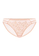 Gladioli Peach Floral Lace Bikini Underwear - HSIA