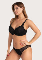 HSIA Black All-Over Floral Lace Bra Bundle - HSIA