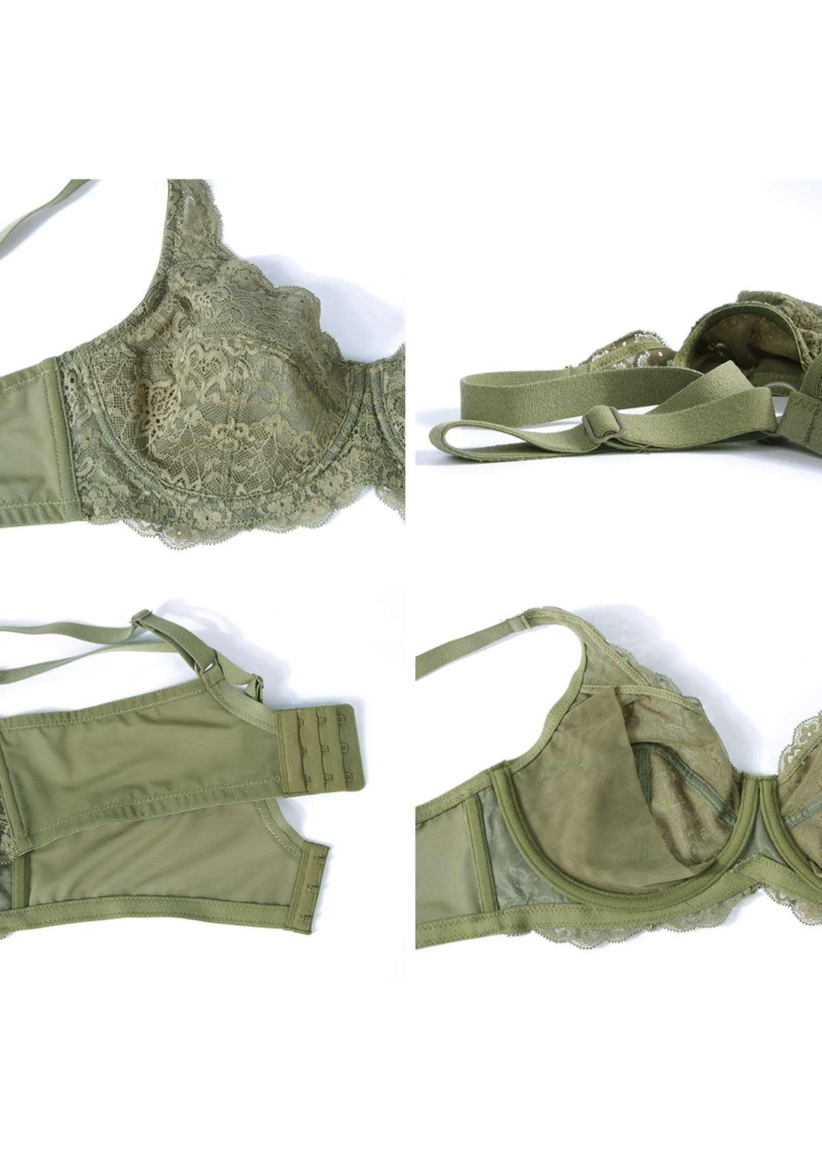 HSIA Black All-Over Floral Lace Bra Bundle - HSIA