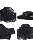 HSIA HSIA Black Sunflower Underwire Lace Bra